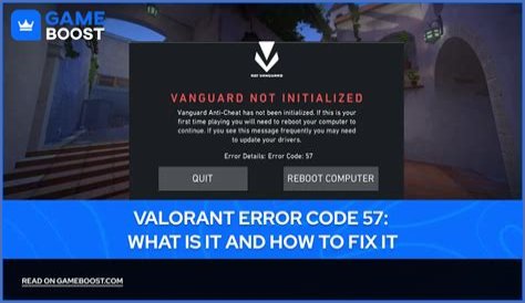 How To Fix VALORANT Error Code 57 in 2023