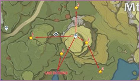 Quick Farming Route For Cor Lapis Locations Genshin Impact