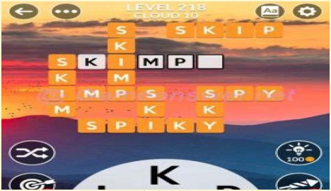 Wordscapes Level 218 Answers